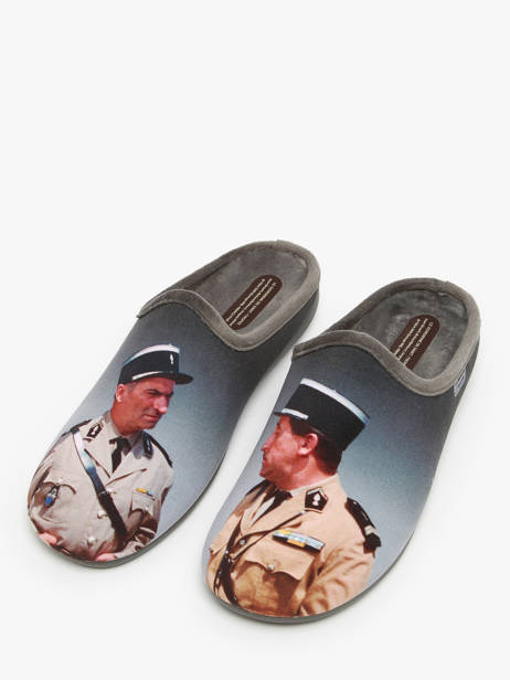 Pantoffels La maison de l'espadrille Grijs men 7 ander zicht 2